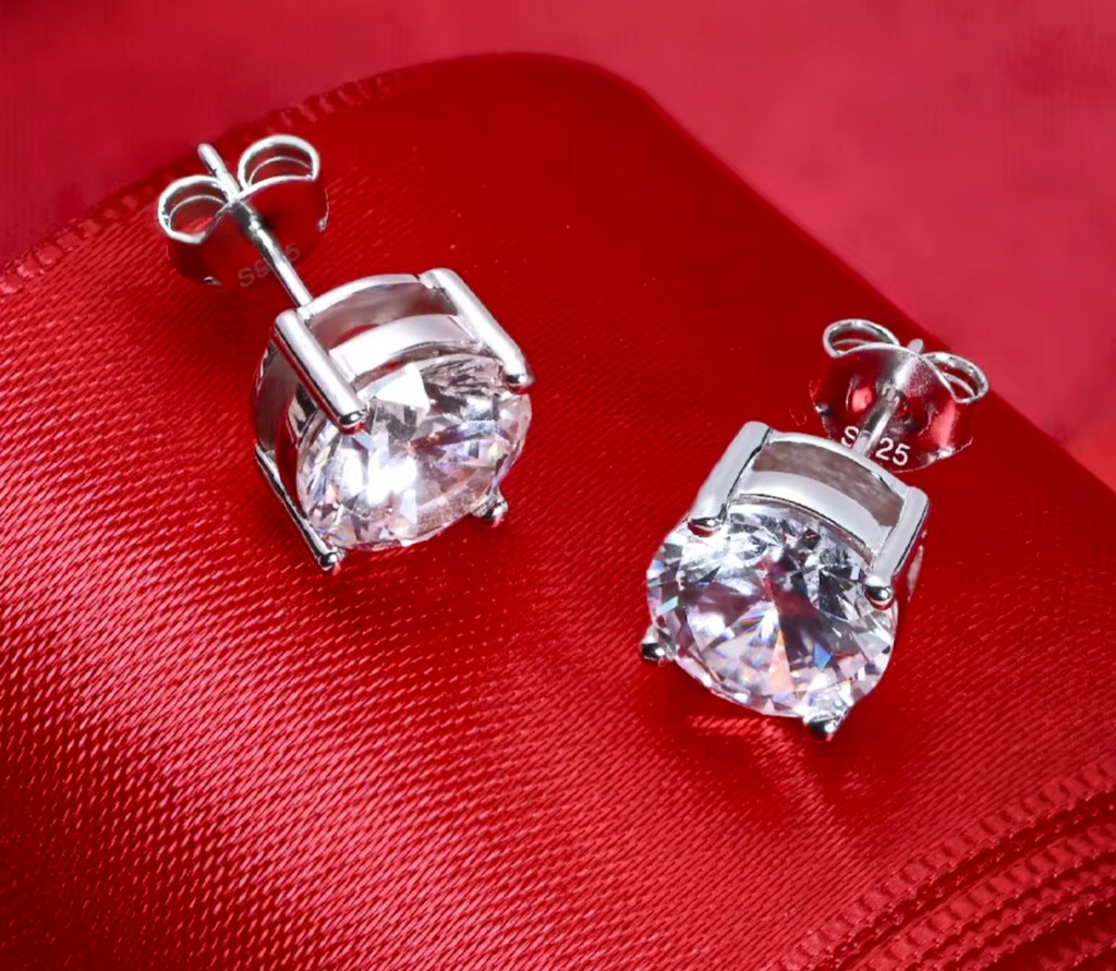 925 Sterling Silver Sparkling Wedding Jewelry for Women